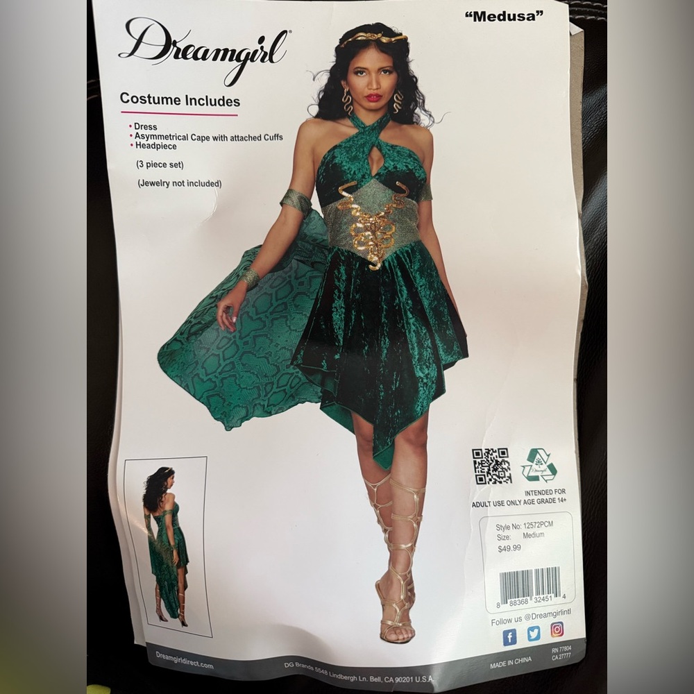 Medusa Dream Girl Costume
